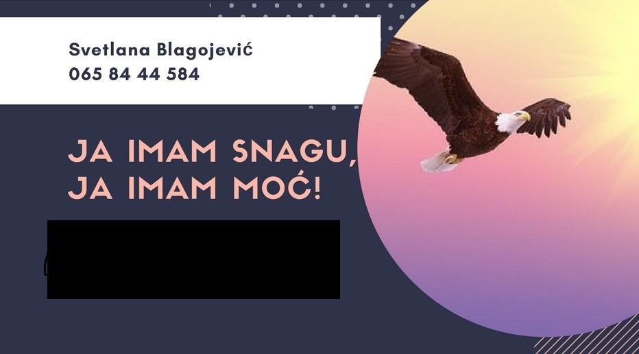 JA IMAM SNAGU, JA IMAM MOĆ